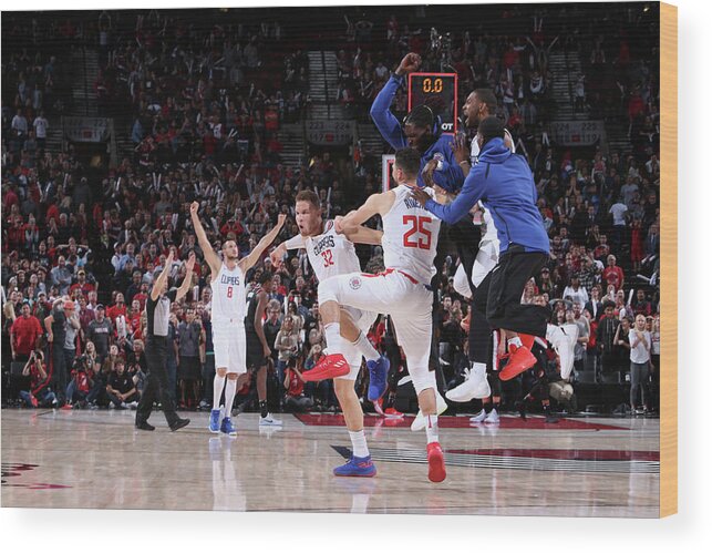 Nba Pro Basketball Wood Print featuring the photograph Blake Griffin by Sam Forencich