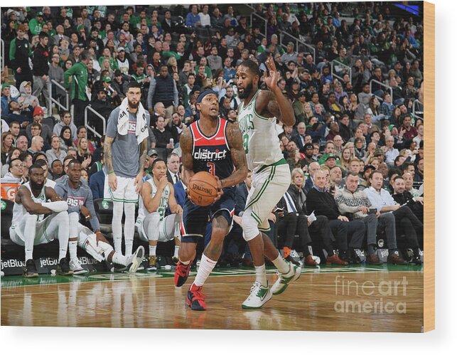 Nba Pro Basketball Wood Print featuring the photograph Bradley Beal by Brian Babineau