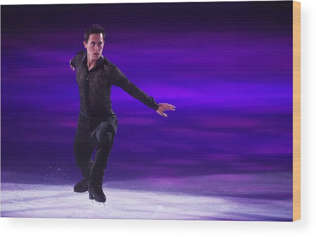 Performance Wood Print featuring the photograph The Ice 2014 #4 by Atsushi Tomura