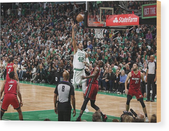 Playoffs Wood Print featuring the photograph Al Horford #5 by Nathaniel S. Butler