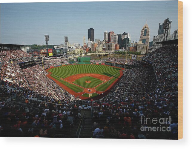 People Wood Print featuring the photograph Andrew Mccutchen by Jared Wickerham