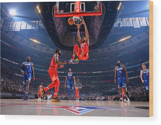 Nba Pro Basketball Wood Print featuring the photograph Giannis Antetokounmpo by Jesse D. Garrabrant