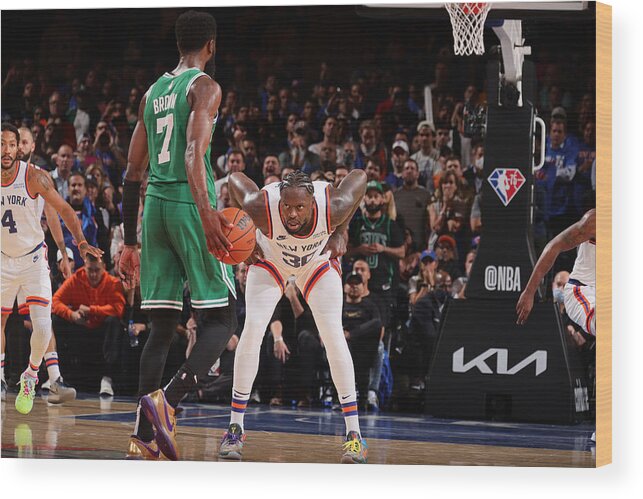 Nba Pro Basketball Wood Print featuring the photograph Julius Randle by Nathaniel S. Butler