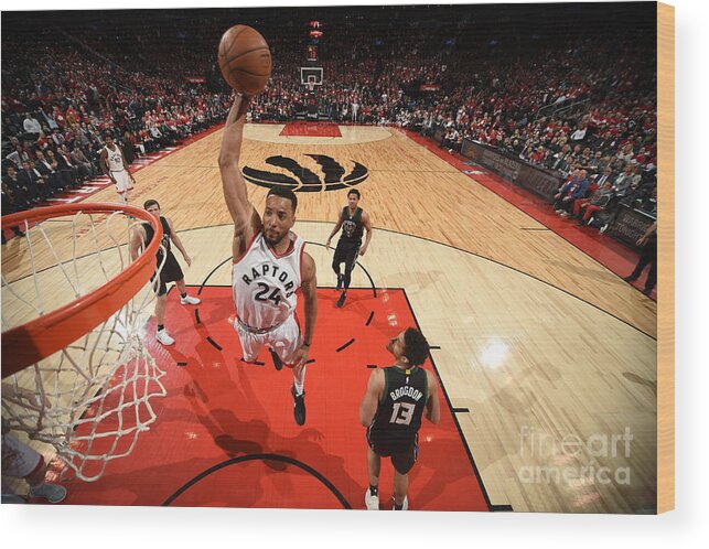 Playoffs Wood Print featuring the photograph Norman Powell by Ron Turenne