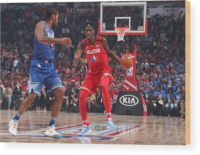 Pascal Siakam Wood Print featuring the photograph Pascal Siakam #5 by Nathaniel S. Butler