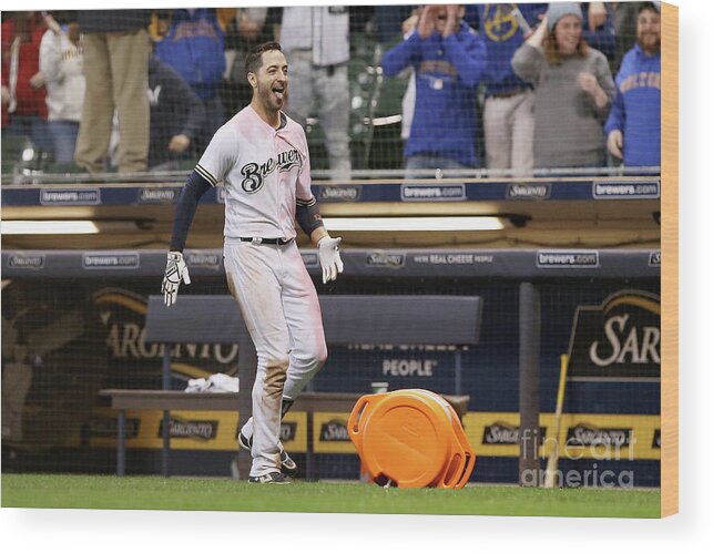 Ninth Inning Wood Print featuring the photograph Ryan Braun by Dylan Buell