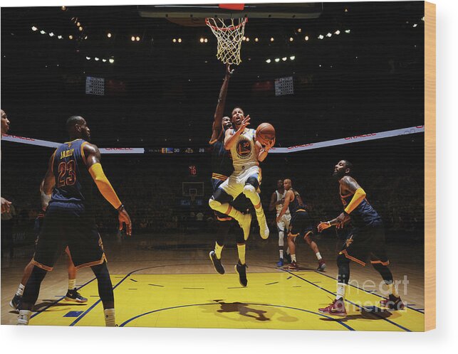 Stephen Curry Wood Print featuring the photograph Stephen Curry by Garrett Ellwood