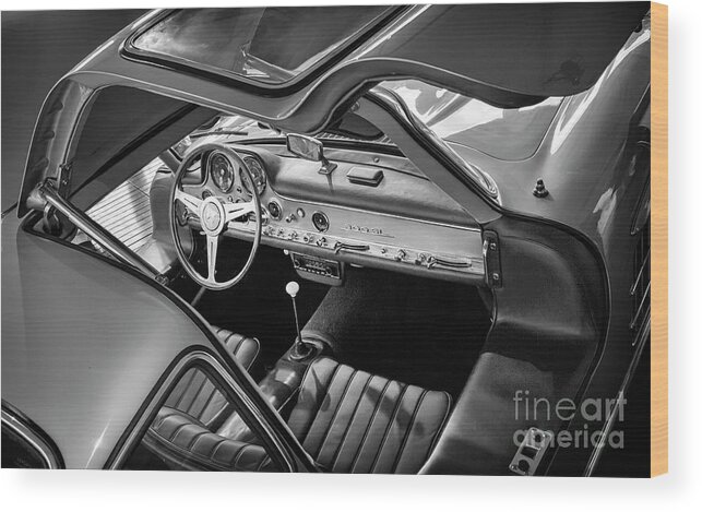 Mercedes Wood Print featuring the photograph '54 300 Sl #54 by Dennis Hedberg