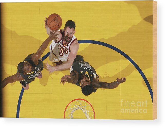 Playoffs Wood Print featuring the photograph Kevin Love by Nathaniel S. Butler