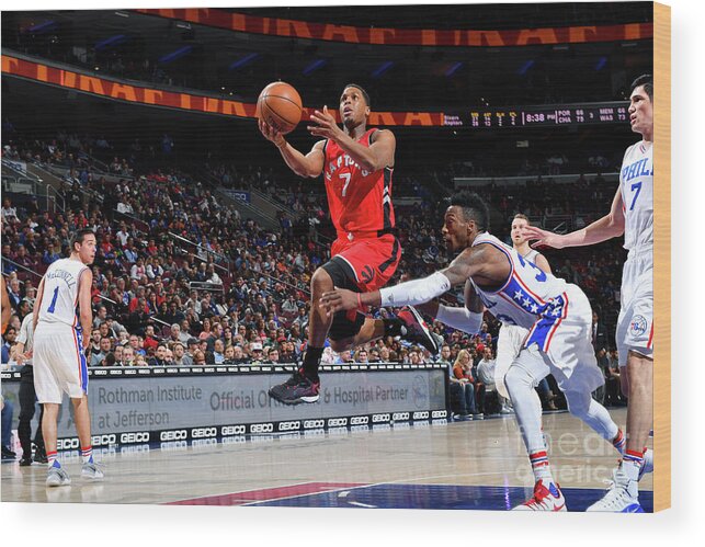 Kyle Lowry Wood Print featuring the photograph Kyle Lowry by Jesse D. Garrabrant
