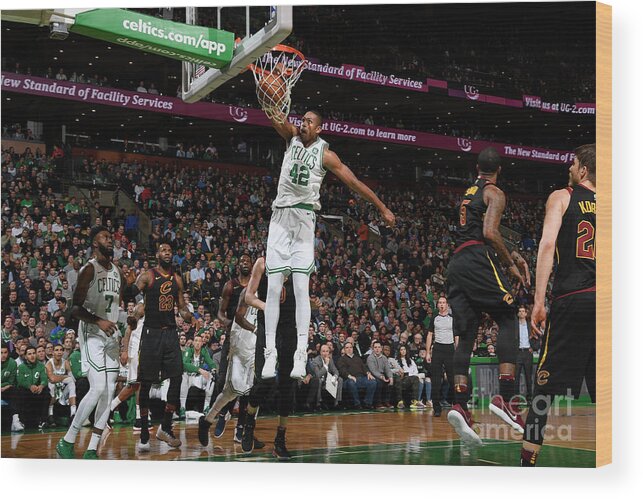 Nba Pro Basketball Wood Print featuring the photograph Al Horford by Brian Babineau