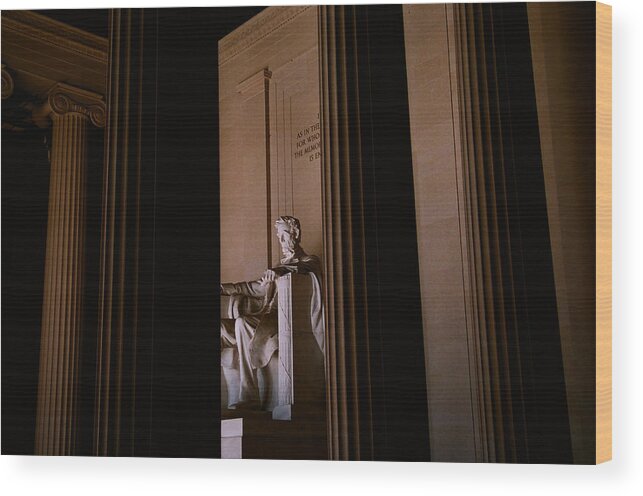Travel Wood Print featuring the photograph Washington DC #7 by Claude Taylor