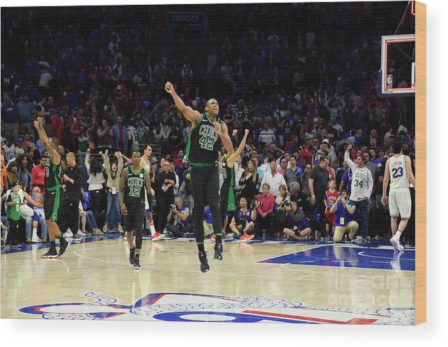 Playoffs Wood Print featuring the photograph Al Horford by Brian Babineau