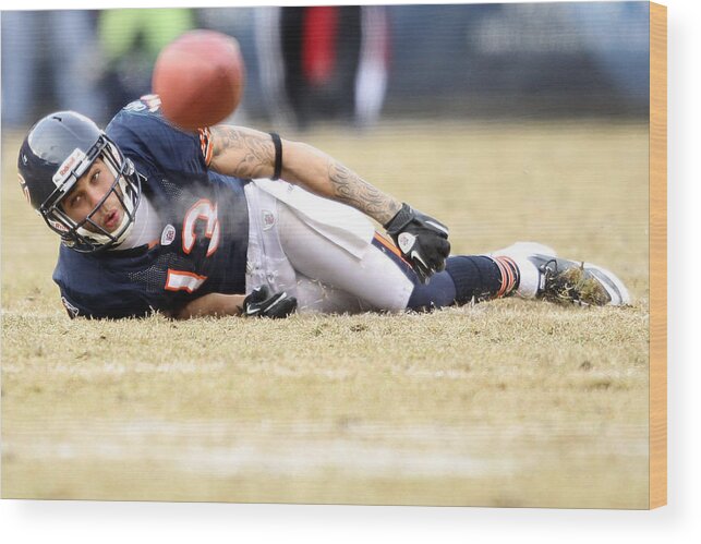 Playoffs Wood Print featuring the photograph Divisional Playoffs - Seattle Seahawks v Chicago Bears #8 by Andy Lyons