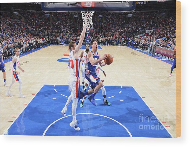 Nba Pro Basketball Wood Print featuring the photograph T.j. Mcconnell by Jesse D. Garrabrant
