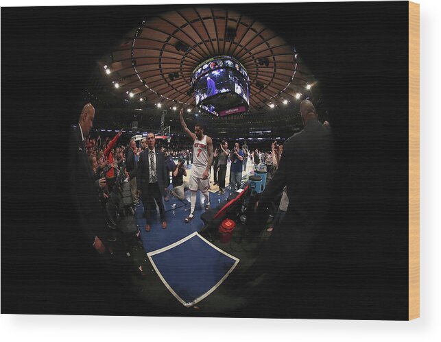 Carmelo Anthony Wood Print featuring the photograph Carmelo Anthony by Nathaniel S. Butler