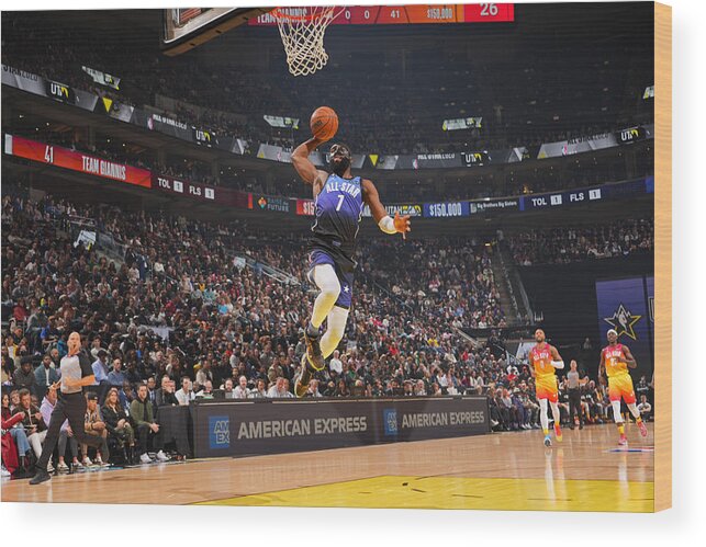 Jaylen Brown Wood Print featuring the photograph Jaylen Brown #9 by Jesse D. Garrabrant