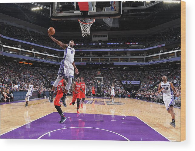 Nba Pro Basketball Wood Print featuring the photograph Rudy Gay by Rocky Widner