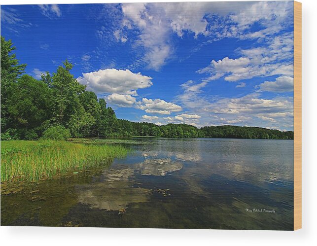 Lake Wood Print featuring the photograph A Perfect Day by Mary Walchuck