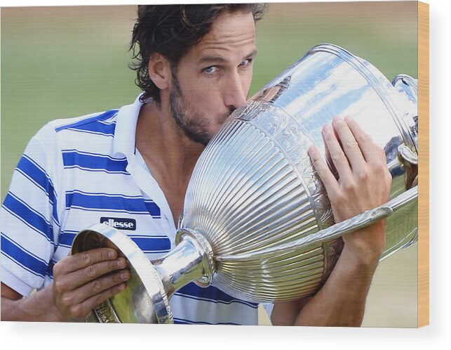 Tennis Wood Print featuring the photograph Aegon Championships - Commercial by Patrik Lundin