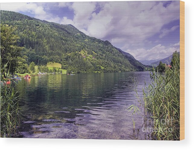 National Park Wood Print featuring the photograph Afritzer See - Carinthia - Austria by Paolo Signorini