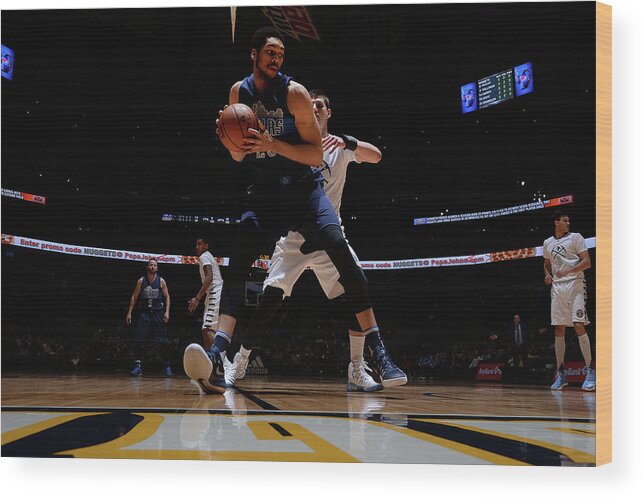 Nba Pro Basketball Wood Print featuring the photograph A.j. Hammons by Bart Young