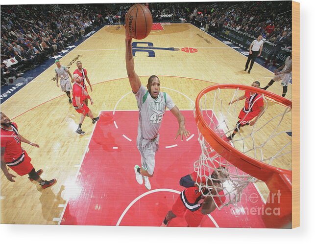 Nba Pro Basketball Wood Print featuring the photograph Al Horford by Ned Dishman