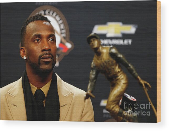 People Wood Print featuring the photograph Andrew Mccutchen by Mike Stobe