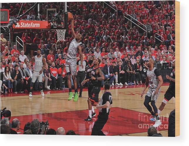 Playoffs Wood Print featuring the photograph Andrew Wiggins by Bill Baptist