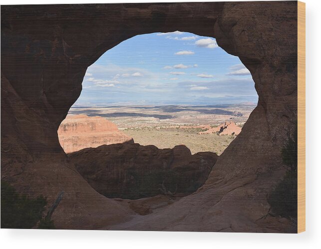 Arch Wood Print featuring the photograph Arches National Park by Ben Foster