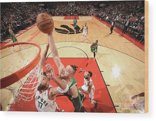 Aron Baynes Wood Print featuring the photograph Aron Baynes by Ron Turenne