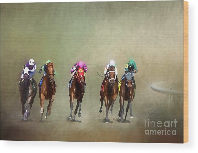 Gulfstream Wood Print featuring the photograph Around The Last Bend by Ed Taylor