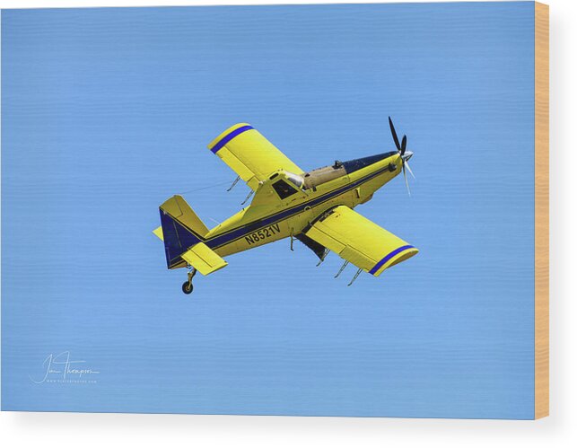 At-602 Wood Print featuring the photograph AT-602 Air Tractor by Jim Thompson