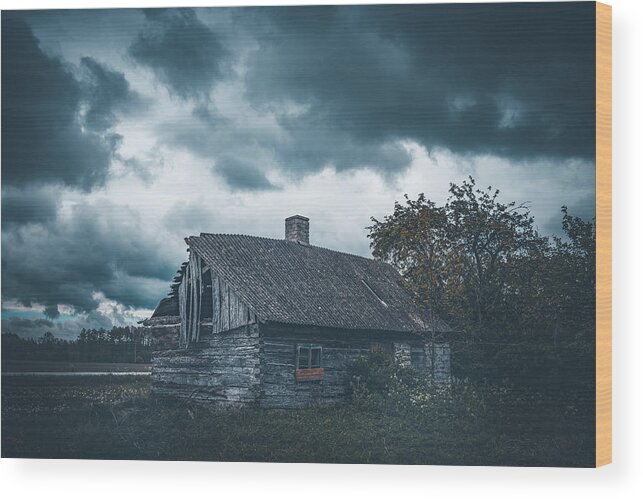 Drama Wood Print featuring the photograph Back in Time by Philippe Sainte-Laudy