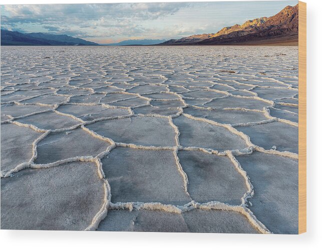 Badwater Creations Wood Print featuring the photograph Badwater Creations by George Buxbaum