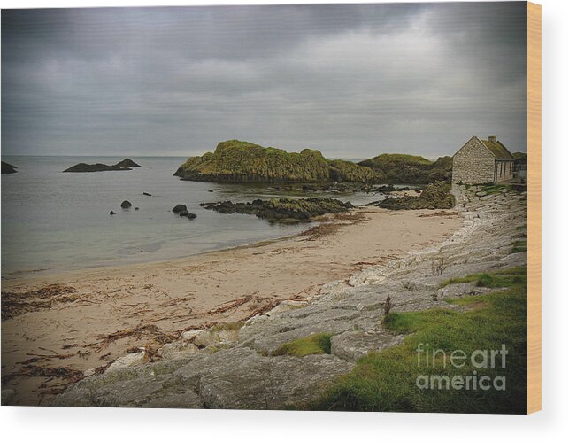 Ballintoy Harbour Wood Print featuring the photograph Ballintoy Harbour N Ireland Two by Veronica Batterson