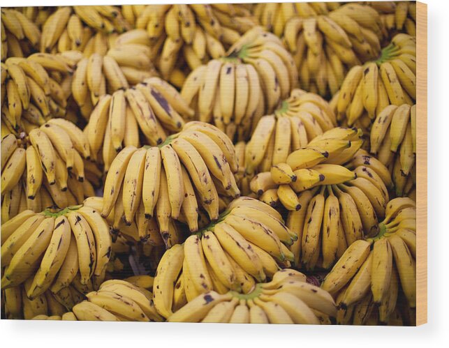 Freight Transportation Wood Print featuring the photograph Bananas by Image Source