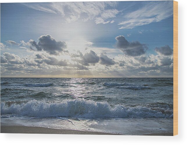 4946 Wood Print featuring the photograph Beach View by FineArtRoyal Joshua Mimbs