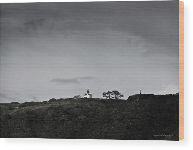 Lighthouse Wood Print featuring the photograph Beacon of Hope by Ryan Huebel