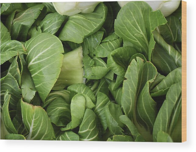 Vegetables Wood Print featuring the photograph Bok Choy by D Patrick Miller