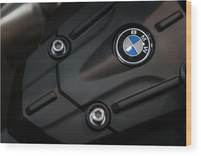 Dv8.ca Wood Print featuring the photograph Bolted BMW by Jim Whitley