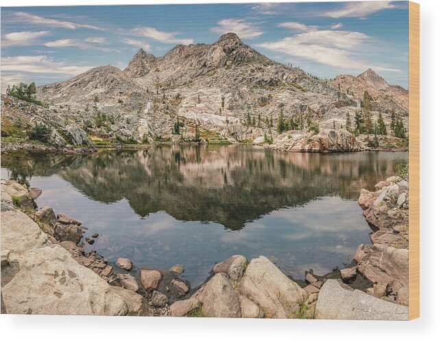 Desolation Wilderness Wood Print featuring the photograph Boomerang Lake by Gary Geddes