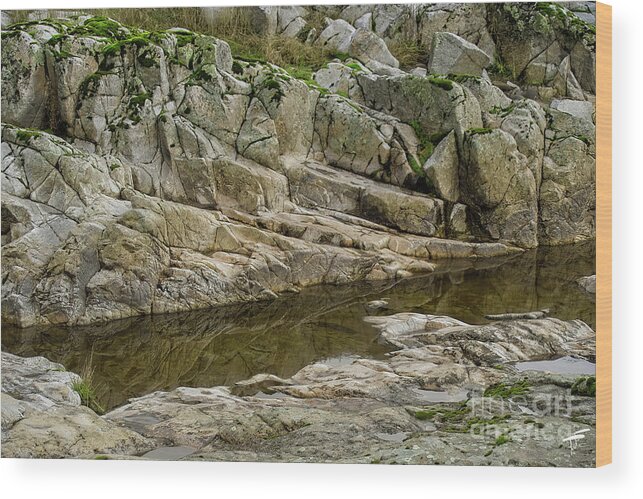 Boulder Wood Print featuring the photograph Boulder Reflections by Theresa Fairchild