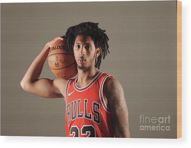 Cameron Payne Wood Print featuring the photograph Cameron Payne by Randy Belice