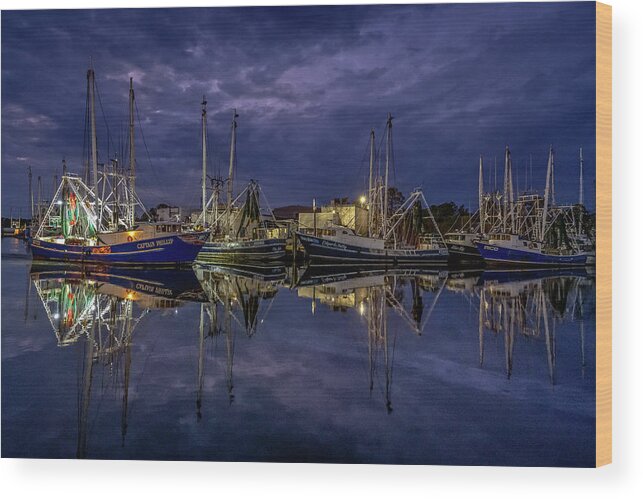 Dusk Wood Print featuring the photograph Captain Phillip, 1/21/21 by Brad Boland