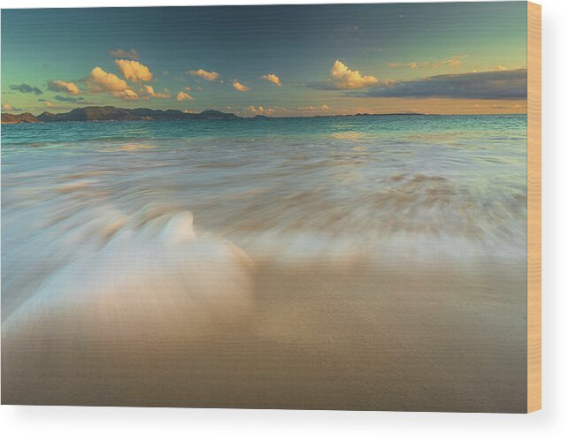 Anguilla Wood Print featuring the photograph Carib 9 by Ryan Weddle