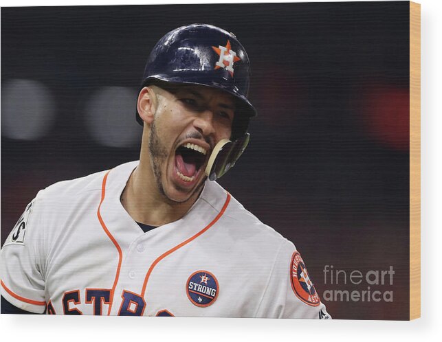 People Wood Print featuring the photograph Carlos Correa by Christian Petersen