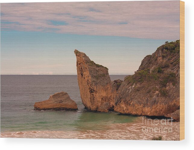 Windy Harbour Wood Print featuring the photograph Cathedral Rock, Windy Harbour, Western Australia by Elaine Teague