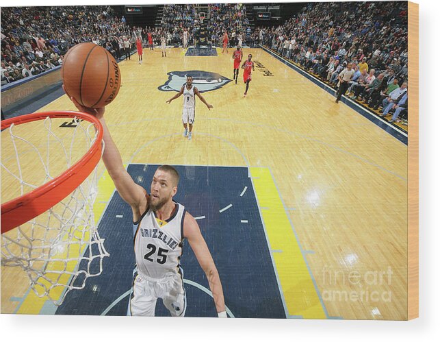 Chandler Parsons Wood Print featuring the photograph Chandler Parsons by Joe Murphy