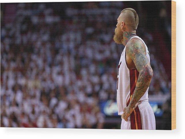 Playoffs Wood Print featuring the photograph Chris Andersen by Mike Ehrmann